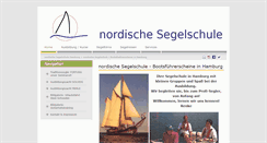 Desktop Screenshot of nordische-segelschule.de